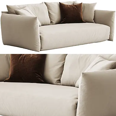 Meridiani Upholstered 2 Seats Sofa
