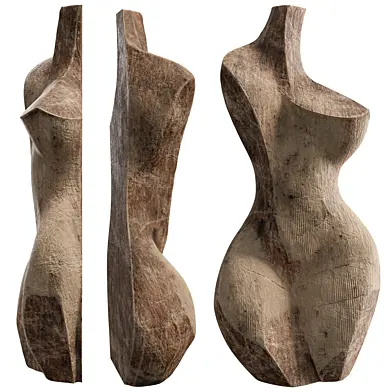 Wall Mounted Wooden Sculpture