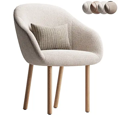 Chloe Boucle Dining Arm Chair