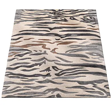 Love Tiger - Grey Wool rug
