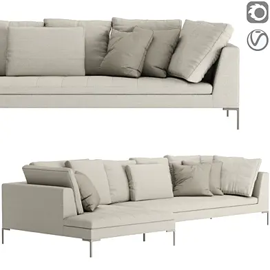 Charles Large Carre Sofa