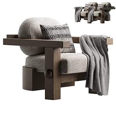 Japandi Accent Chair