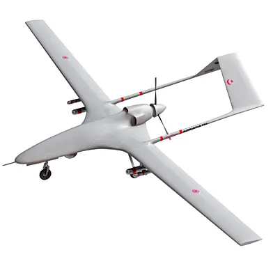 Bayraktar TB2 3d model set 737