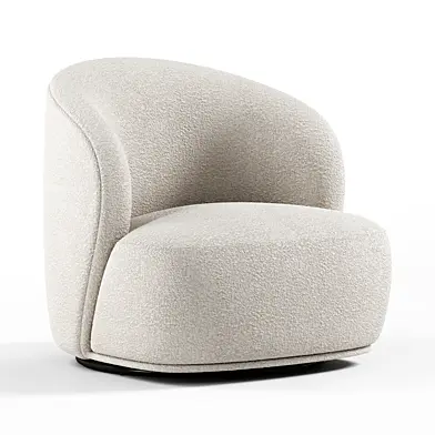 Blancdivoire - Lisette swivel armchair