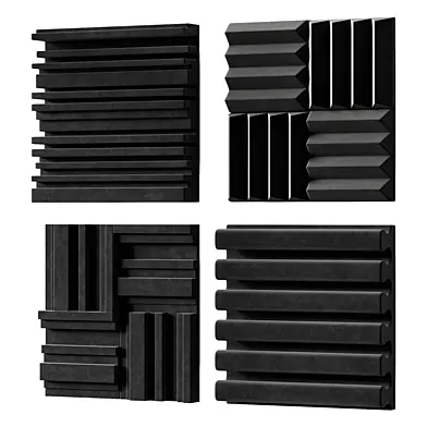 Acoustic foam wallpanels 01