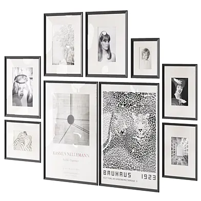 Black and White Pictures with Passe-Partout