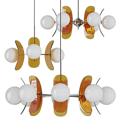 Coloured Sputnik Chandelier