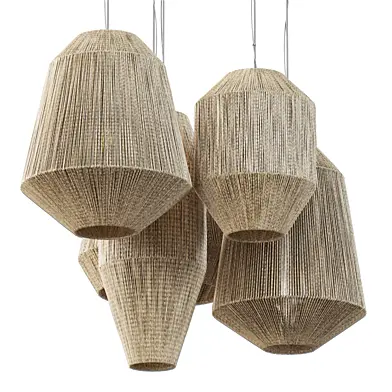 Lamp wicker n63