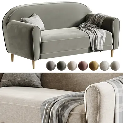 Диван прямой Самми Velvet Olive | Divan.ru