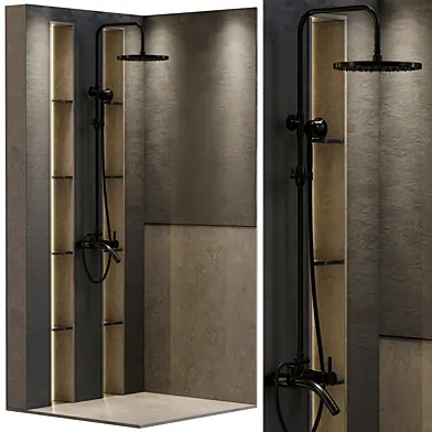 Corner shower cabin 09 corona