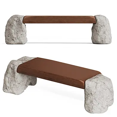 DOVETAIL BENCH Stone stool