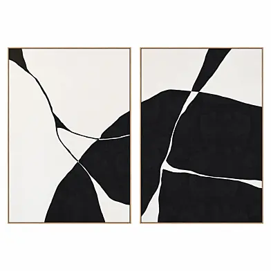 Abstract Painting Frame Set
