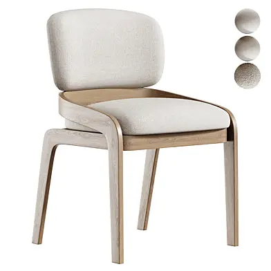 Scandinavian solid wood dining chair