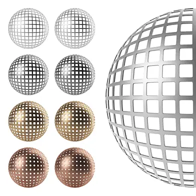 Metal Perforated Set 012