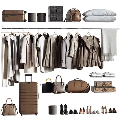 Clothing, shoes and accessories for wardrobe or shop 05