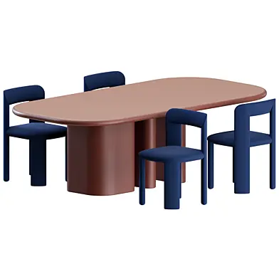 Amia Chair Bonbon Table by Miniforms