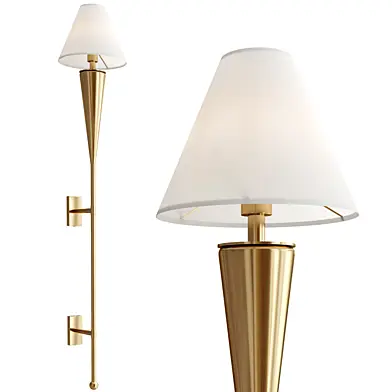 Tamlin Aged Brass Long Wall Sconce