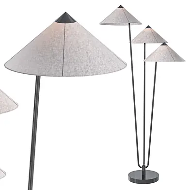 Miko Floor Lamp in Black Nude