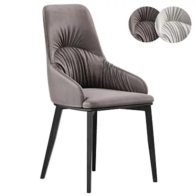 Modern Upholstered Dark Gray Chair