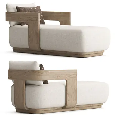 RH Sedona Teak Chaise