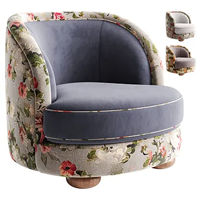 Blair Tub Armchair Skylar Print