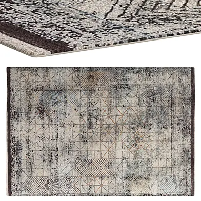 Liquorice hand knotted Rug