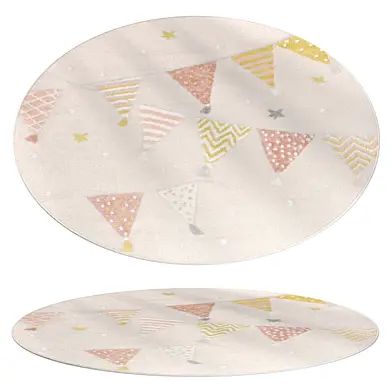 Celebration - Beige / Pink Rug