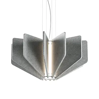 Акустический подвесной светильник D600хH305мм