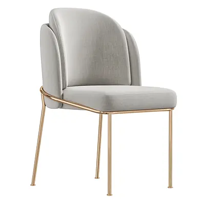 Linen Upholstered Side Chair