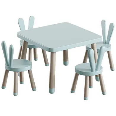 Water Resistant Kids Table and Chair Set