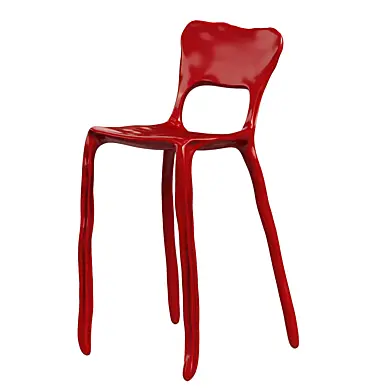 Maarten Baas sculpture of a chair