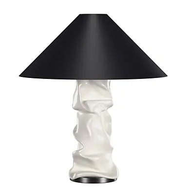 Hendrix White Resin Table Lamp