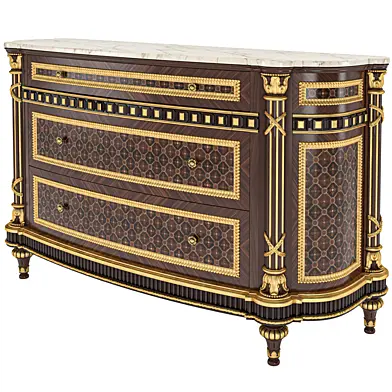 Art 14236 3-Drawers chest of drawers by Modenese Gastone Interiors