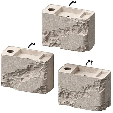 The shell is made of stone