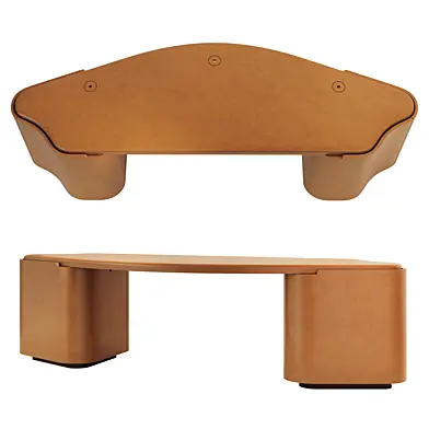 Martin Masse Ippico II leather desk