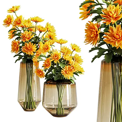 Bouquet of Flowers Branches in Vase 53