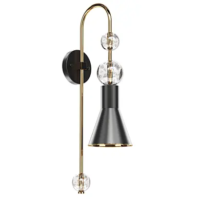 Light Wall Metal and Glass Sconce