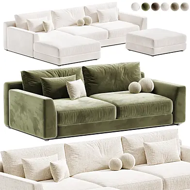 Horm Ellington Chaise Longue Sofa