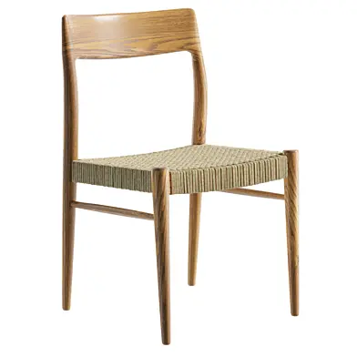 Cherry Wood Chair Simple Tones