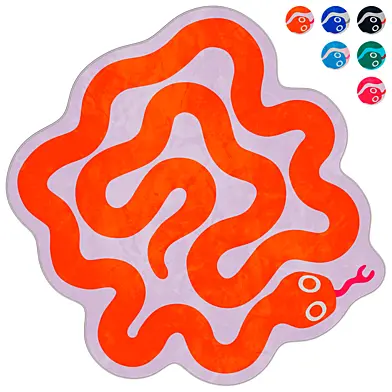 Spiral Snake Rug