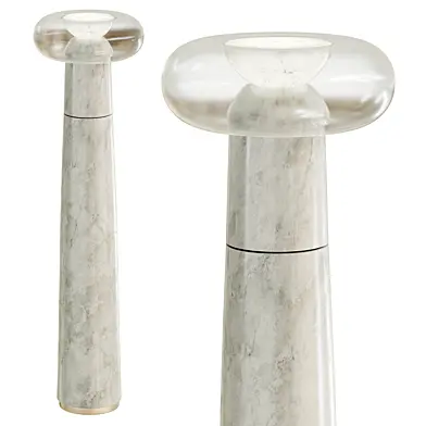 Fuji alabaster Floor Lamp