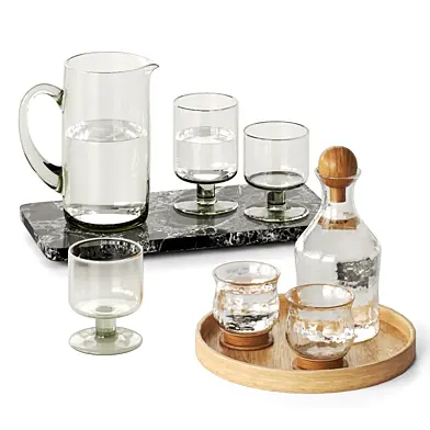 Zara Home Decorative Glassware Set-02