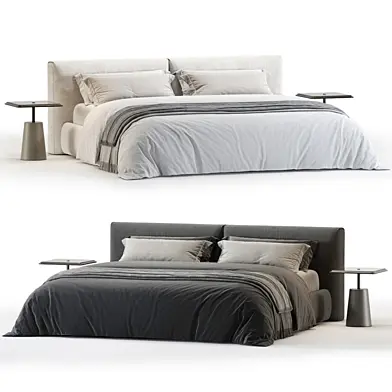 Amos Boucle Bed