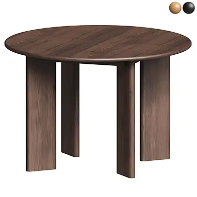 Round Wood Dining Table
