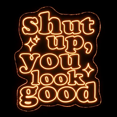 Neon sign You look good SETx2