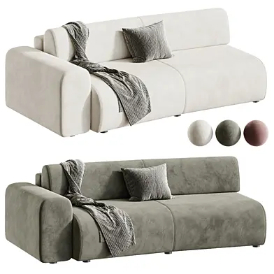 Диван прямой Маиль-4НРП Textile Light | Divan.ru