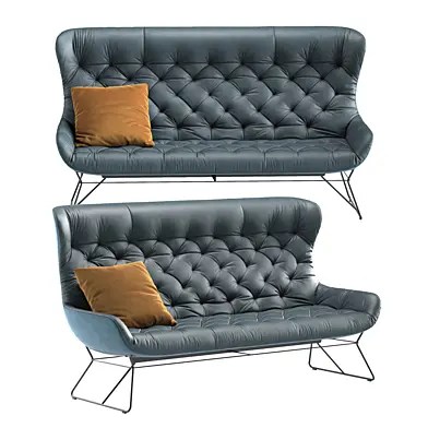 Leya Wingback Couch