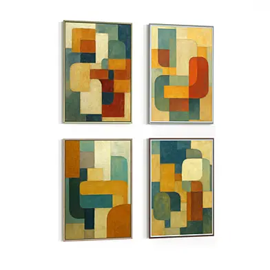 Picture with frame N-003