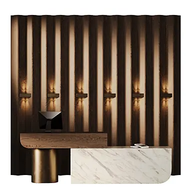 Wood Marble Reception