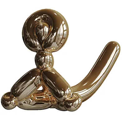 Balloon monkey sculpture